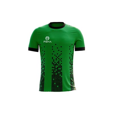 Koszulka piłkarska dla dzieci PEHA Bravo zielono-czarna