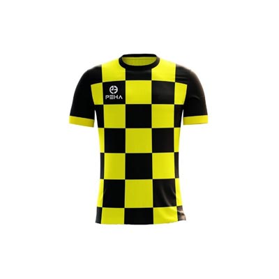 Koszulka piłkarska dla dzieci PEHA Croatia 2 czarno-żółta