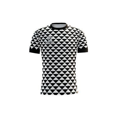 Koszulka piłkarska dla dzieci PEHA Vertis biało-czarna