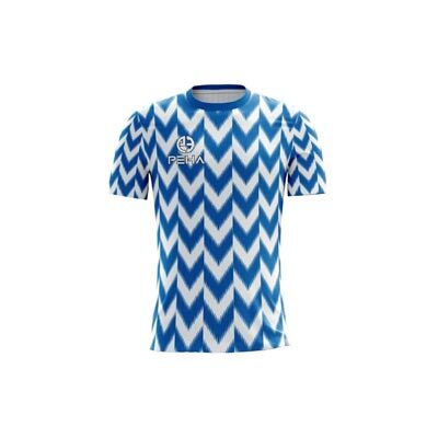 Koszulka piłkarska dla dzieci PEHA Vigo biało-niebieska