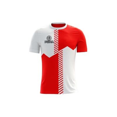 Koszulka piłkarska PEHA Avena biało-czerwona
