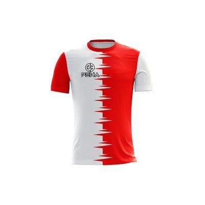 Koszulka piłkarska PEHA Combi biało-czerwona