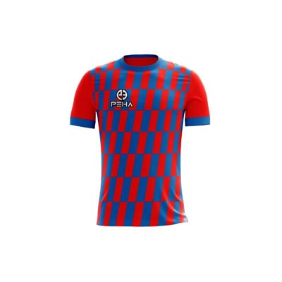 Koszulka piłkarska PEHA Dalco czerwono-niebieska