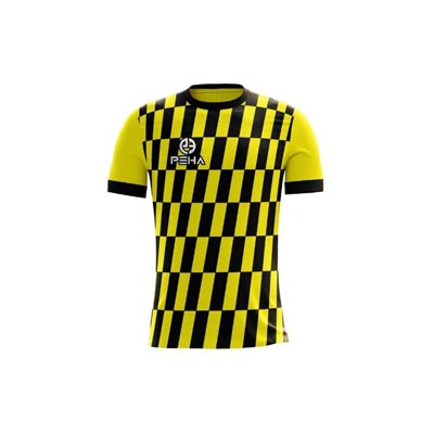 Koszulka piłkarska PEHA Dalco żółto-czarna