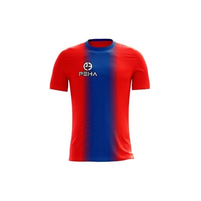 Koszulka piłkarska PEHA Delta czerwono-niebieska