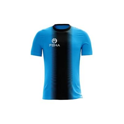 Koszulka piłkarska PEHA Delta turkusowo-czarna