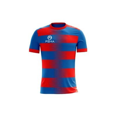 Koszulka piłkarska PEHA Ezro niebiesko-czerwona