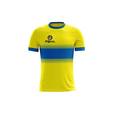 Koszulka piłkarska PEHA Luca żółto-niebieska