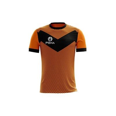 Koszulka piłkarska PEHA Lugo pomarańczowo-czarna