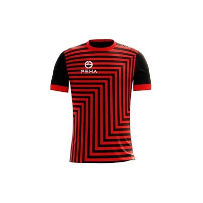 Koszulka piłkarska PEHA Orion czarno-czerwona