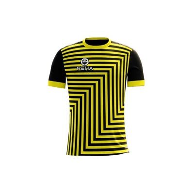 Koszulka piłkarska PEHA Orion czarno-żółta