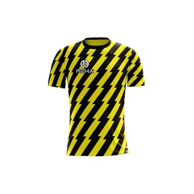 Koszulka piłkarska PEHA Thunder żółto-czarna