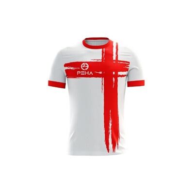 Koszulka piłkarska PEHA Ultra biało-czerwona