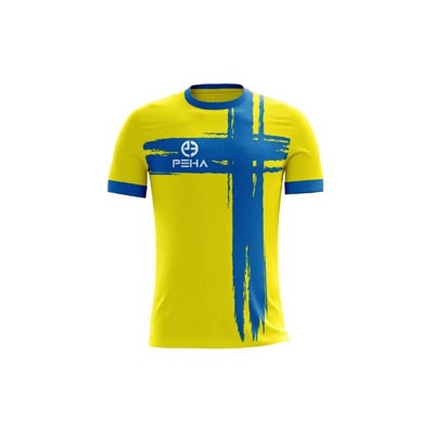 Koszulka piłkarska PEHA Ultra żółto-niebieska