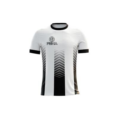 Koszulka piłkarska PEHA Vero biało-czarna