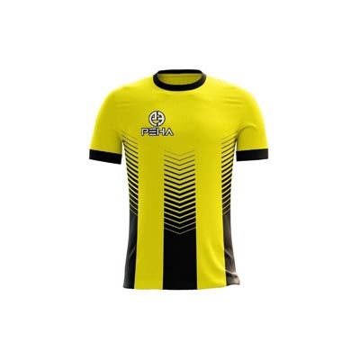 Koszulka piłkarska PEHA Vero żółto-czarna