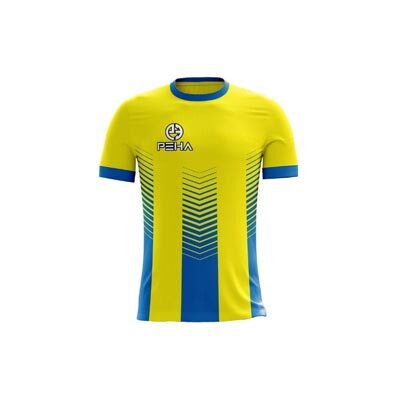 Koszulka piłkarska PEHA Vero żółto-niebieska
