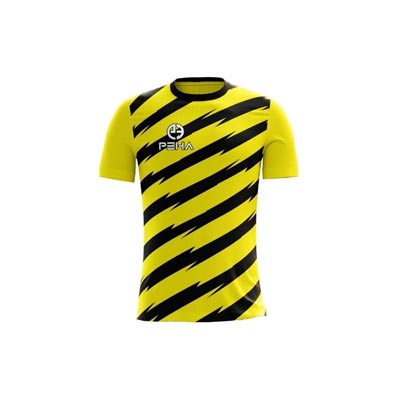 Koszulka siatkarska PEHA Como żółto-czarna