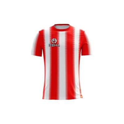 Koszulka siatkarska PEHA Striped biało-czerwona