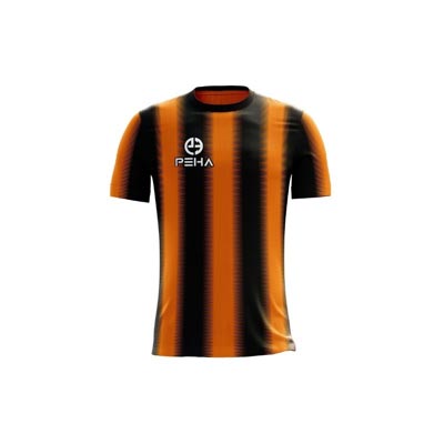 Koszulka siatkarska PEHA Striped pomarańczowo-czarna