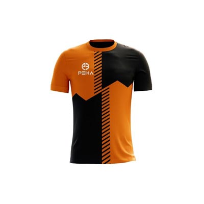Koszulka piłkarska dla dzieci PEHA Avena pomarańczowo-czarna