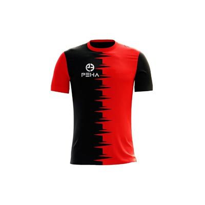 Koszulka piłkarska dla dzieci PEHA Combi czarno-czerwona