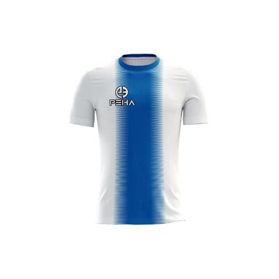 Koszulka piłkarska dla dzieci PEHA Delta biało-niebieska