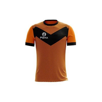 Koszulka piłkarska dla dzieci PEHA Lugo pomarańczowo-czarna