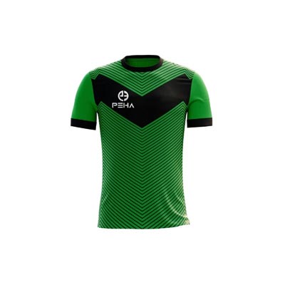 Koszulka piłkarska dla dzieci PEHA Lugo zielono-czarna