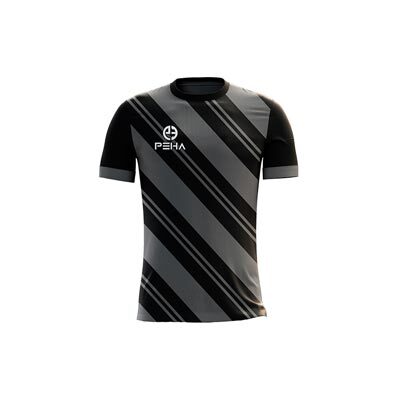 Koszulka piłkarska PEHA Challenge czarno-szara