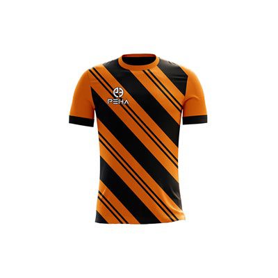 Koszulka piłkarska PEHA Challenge pomarańczowo-czarna