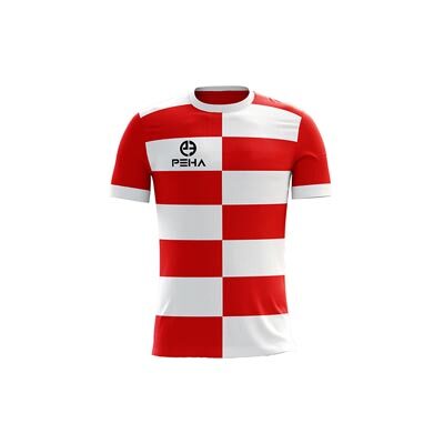 Koszulka piłkarska PEHA Colo biało-czerwona