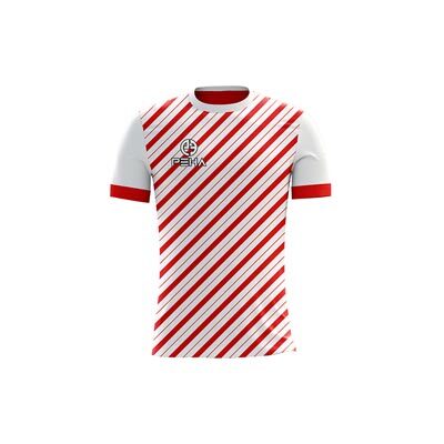 Koszulka piłkarska PEHA Copa biało-czerwona