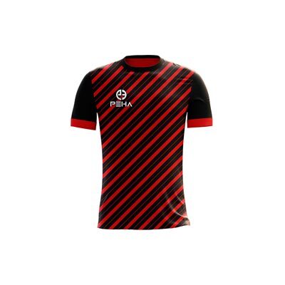 Koszulka piłkarska PEHA Copa czarno-czerwona