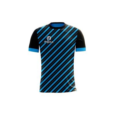 Koszulka piłkarska PEHA Copa czarno-turkusowa