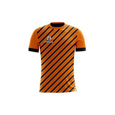 Koszulka piłkarska PEHA Copa pomarańczowo-czarna