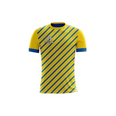 Koszulka piłkarska PEHA Copa żółto-niebieska