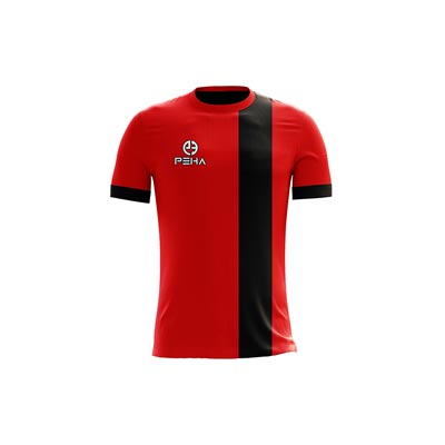 Koszulka piłkarska PEHA Final czerwono-czarna