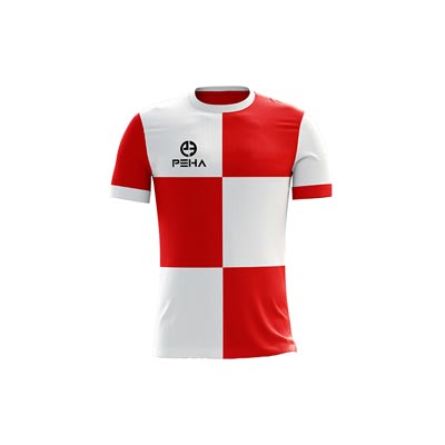 Koszulka piłkarska PEHA Husar biało-czerwony