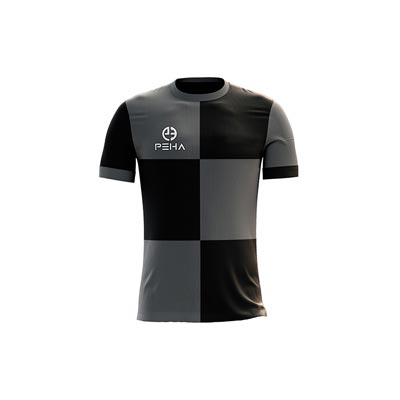 Koszulka piłkarska PEHA Husar czarno-szary