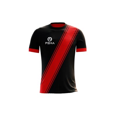 Koszulka piłkarska PEHA Legend czarno-czerwony
