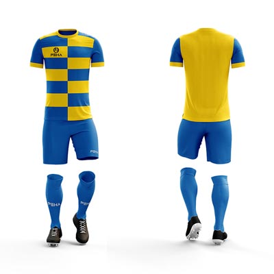 Strój piłkarski PEHA Colo żółto-niebieski