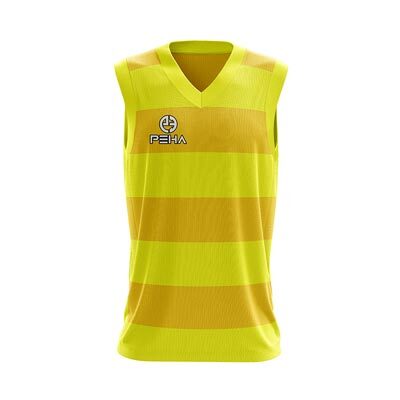 Koszulka koszykarska dla dzieci PEHA Player żółta