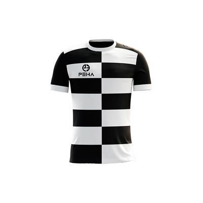 Koszulka piłkarska dla dzieci PEHA Colo biało-czarna