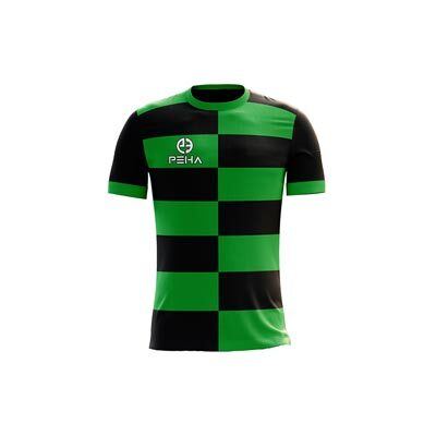 Koszulka piłkarska dla dzieci PEHA Colo zielono-czarna