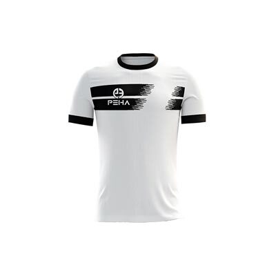 Koszulka piłkarska dla dzieci PEHA Contra biało-czarna