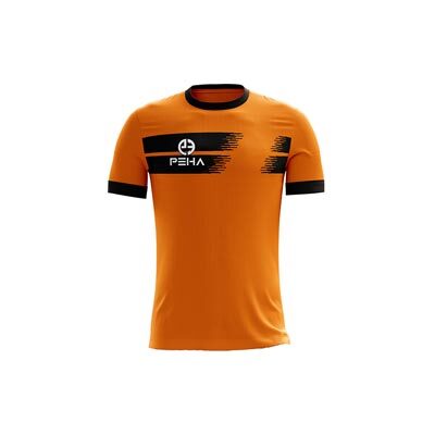 Koszulka piłkarska dla dzieci PEHA Contra pomarańczowo-czarna