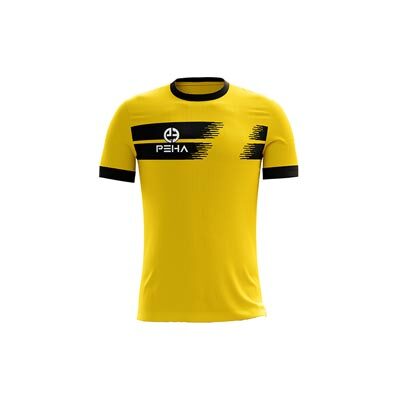 Koszulka piłkarska dla dzieci PEHA Contra żółto-czarna