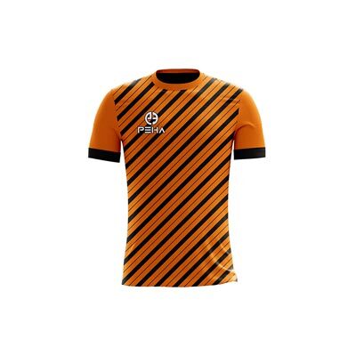 Koszulka piłkarska dla dzieci PEHA Copa pomarańczowo-czarna