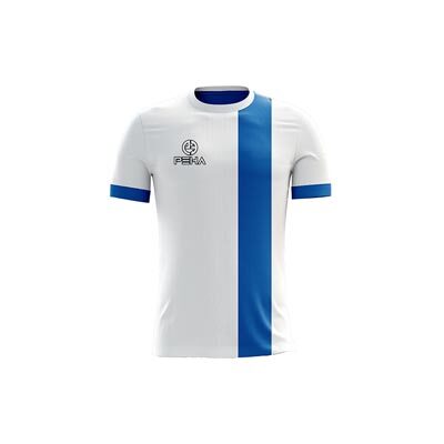 Koszulka piłkarska dla dzieci PEHA Final biało-niebieska